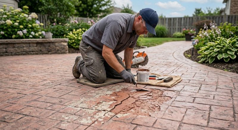 Decorative Concrete Repair in Loveland, CO