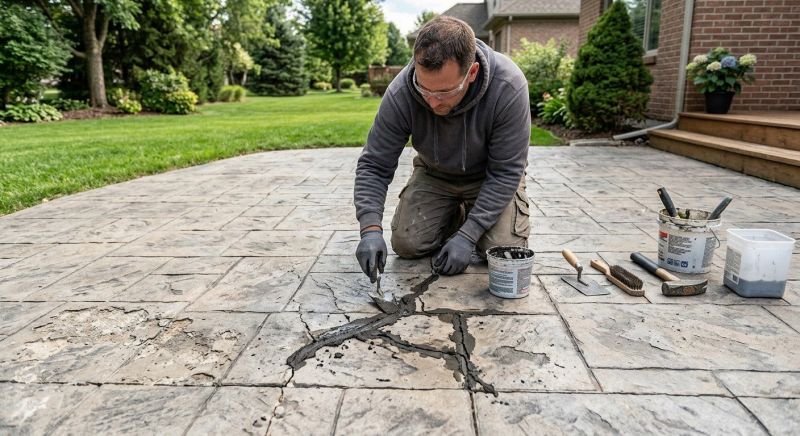 Decorative Concrete Repair in Gastonia, NC