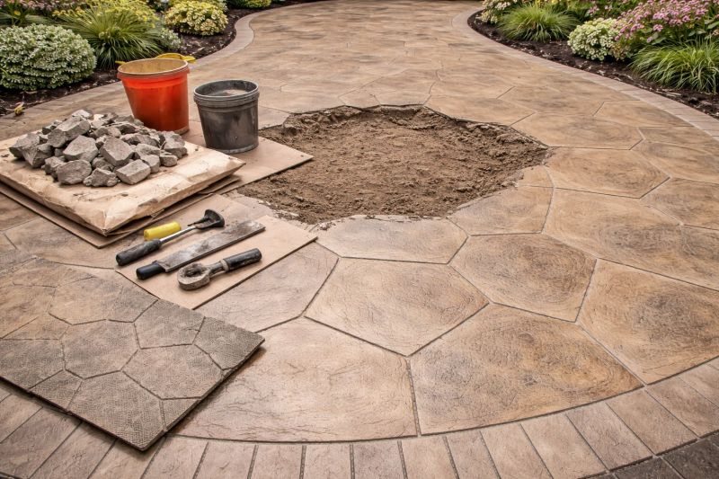 Decorative Concrete Repair in West Hartford, CT