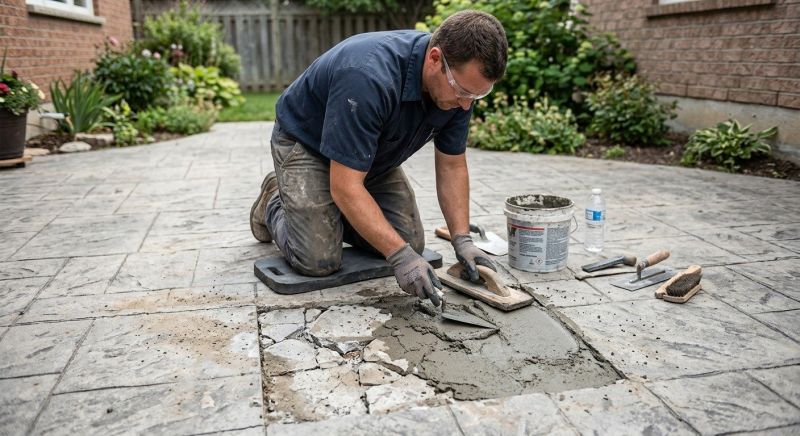 Decorative Concrete Repair in Newnan, GA